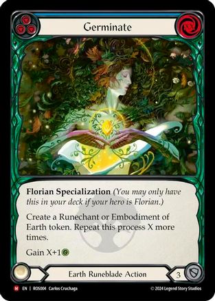 Germinate (ROS004) Rainbow Foil - Rosetta