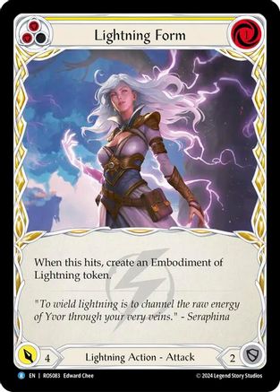 Lightning Form (Yellow) (ROS083) Rainbow Foil - Rosetta