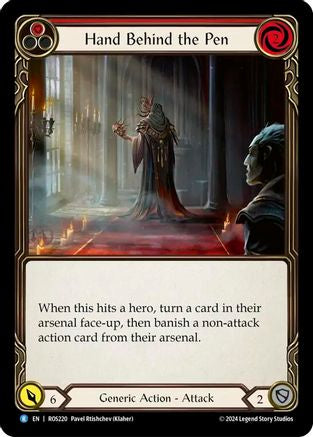 Hand Behind the Pen (ROS220) - Rosetta