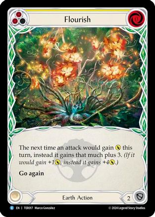 Flourish (Yellow) (TER017) - 1st Strike