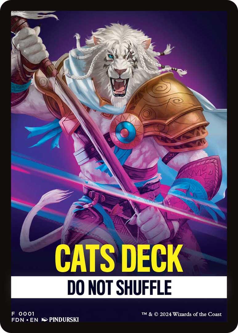 Cats Deck Theme Card [Foundations] | Silver Goblin