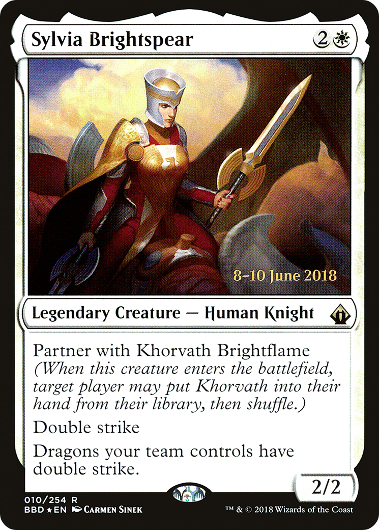 Sylvia Brightspear [Battlebond Prerelease Promos] | Silver Goblin