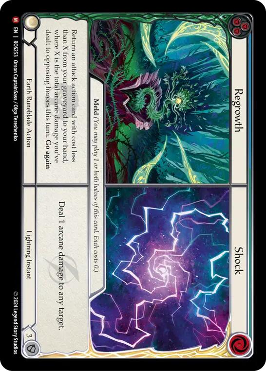 Regrowth // Shock [ROS253] (Rosetta)  Rainbow Foil | Silver Goblin