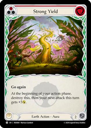 Strong Yield (Red) (ROS064) Rainbow Foil - Rosetta