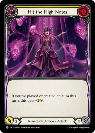 Hit the High Notes (Yellow) (ROS141) Rainbow Foil - Rosetta