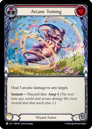 Arcane Twining (Red) (ROS186) Rainbow Foil - Rosetta