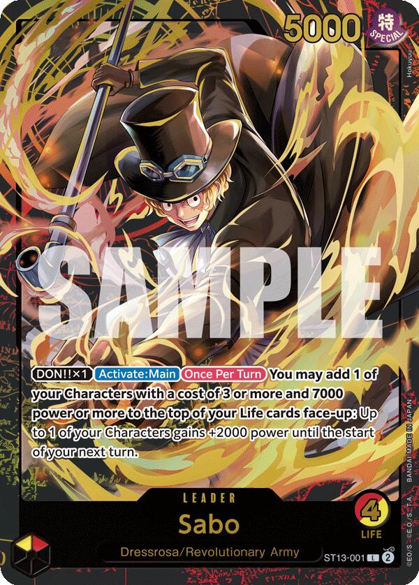 Sabo (Premium Card Collection -Leader Collection-) [One Piece Promotion Cards] | Silver Goblin