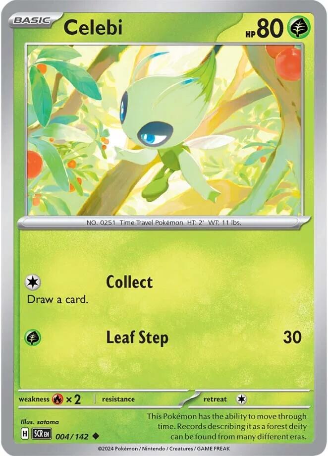 Celebi (004/142) [Scarlet & Violet: Stellar Crown] | Silver Goblin