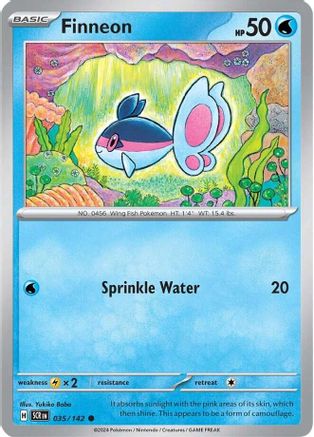 Finneon (035/142) [Scarlet & Violet: Stellar Crown] Reverse Holofoil
