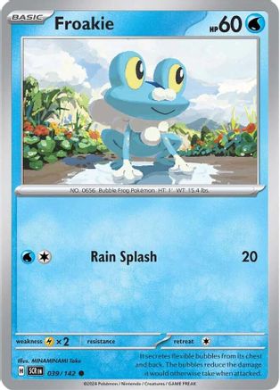 Froakie (039/142) [Scarlet & Violet: Stellar Crown] Reverse Holofoil