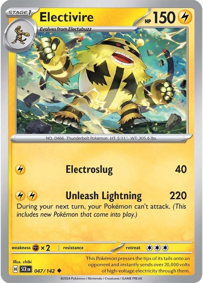 Electivire (047/142) [Scarlet & Violet: Stellar Crown] | Silver Goblin