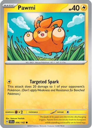 Pawmi (056/142) [Scarlet & Violet: Stellar Crown] Reverse Holofoil