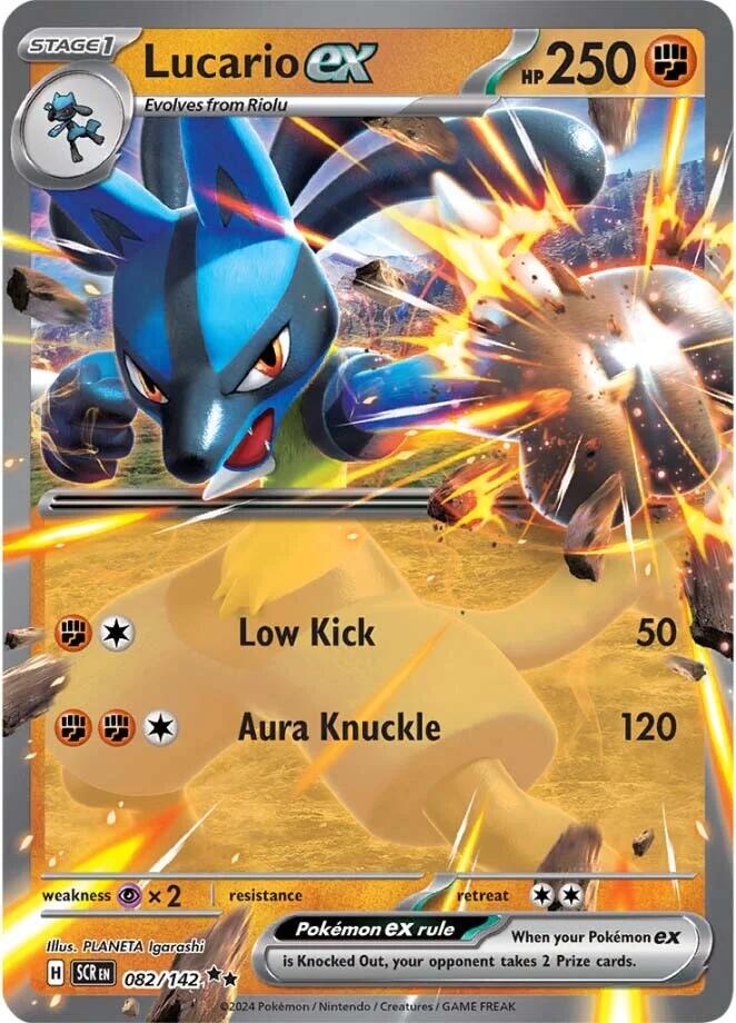 Lucario ex (082/142) [Scarlet & Violet: Stellar Crown] | Silver Goblin