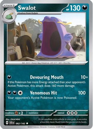 Swalot (092/142) [Scarlet & Violet: Stellar Crown] Reverse Holofoil