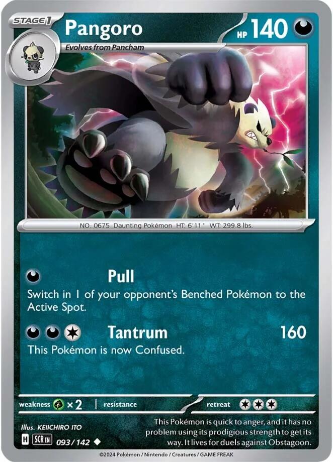 Pangoro (093/142) [Scarlet & Violet: Stellar Crown] | Silver Goblin