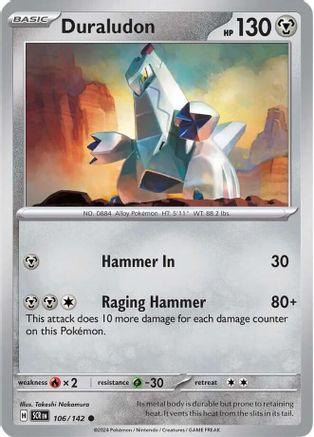Duraludon (106/142) [Scarlet & Violet: Stellar Crown] Reverse Holofoil