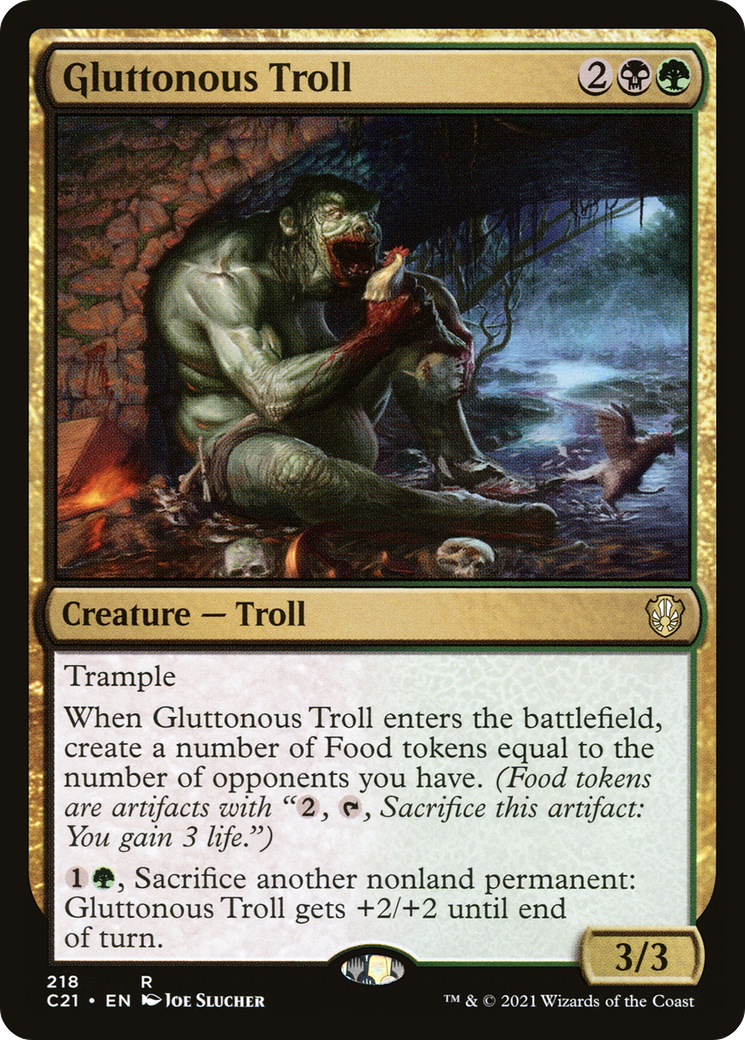 Gluttonous Troll [Commander 2021] | Silver Goblin