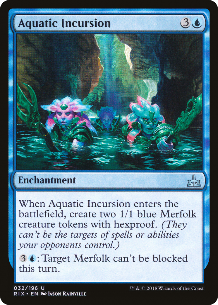 Aquatic Incursion [Rivals of Ixalan] Foil