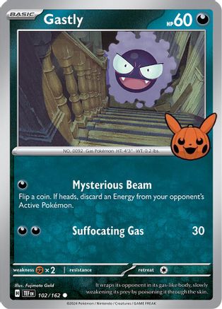 Gastly (102/162) [Trick or Trade 2024] | Silver Goblin