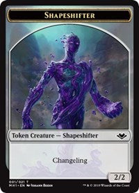 Shapeshifter (001) // Golem (018) Double-Sided Token [Modern Horizons Tokens] | Silver Goblin