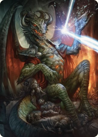 Deflecting Swat Art Card [Commander Masters Art Series] | Silver Goblin