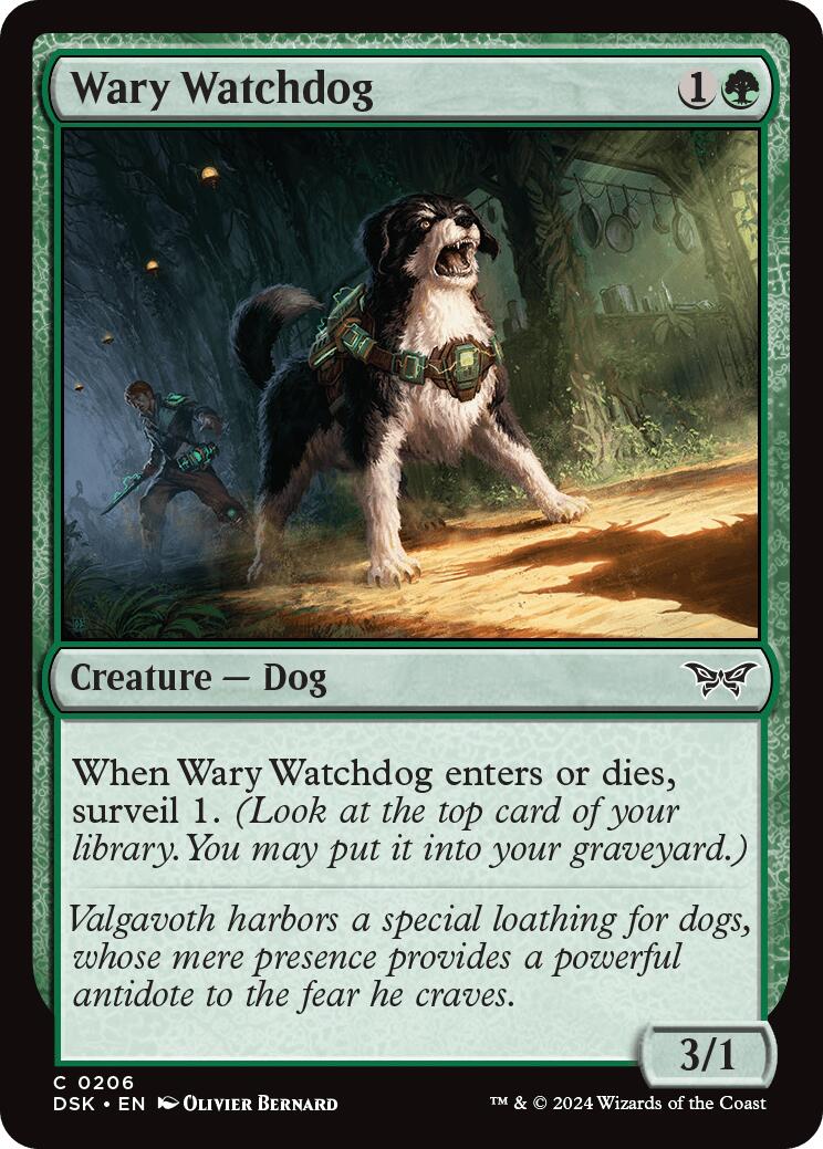 Wary Watchdog [Duskmourn: House of Horror] | Silver Goblin