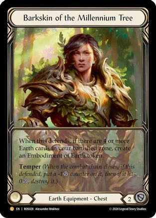 Barkskin of the Millennium Tree (Extended Art) (ROS028) Cold Foil - Rosetta