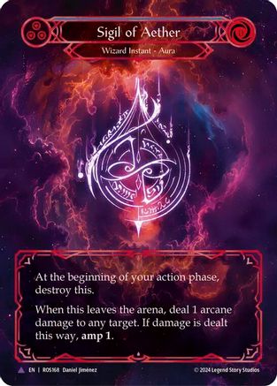 Sigil of Aether (Marvel) (ROS168) Cold Foil - Rosetta