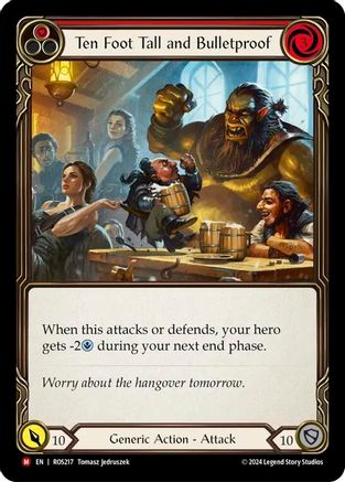 Ten Foot Tall and Bullet Proof (ROS217) Rainbow Foil - Rosetta