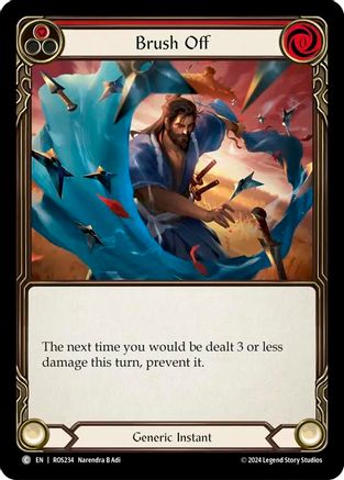 Brush Off (Red) (ROS234) - Rosetta