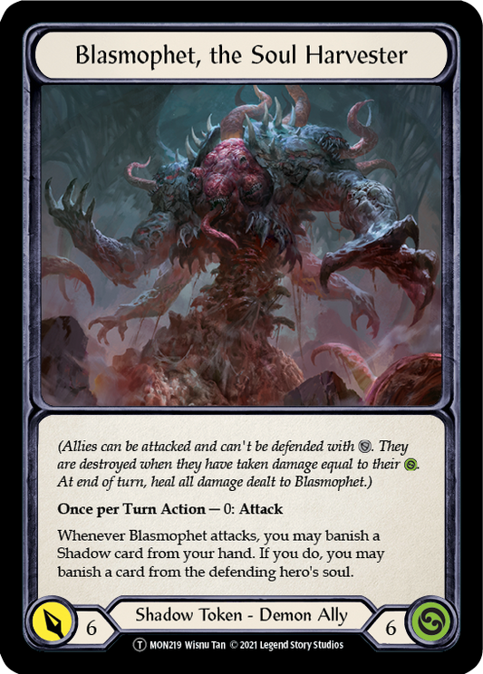 Blasmophet, the Soul Harvester // Ursur, the Soul Reaper (MON219) Unlimited Edition  - Monarch
