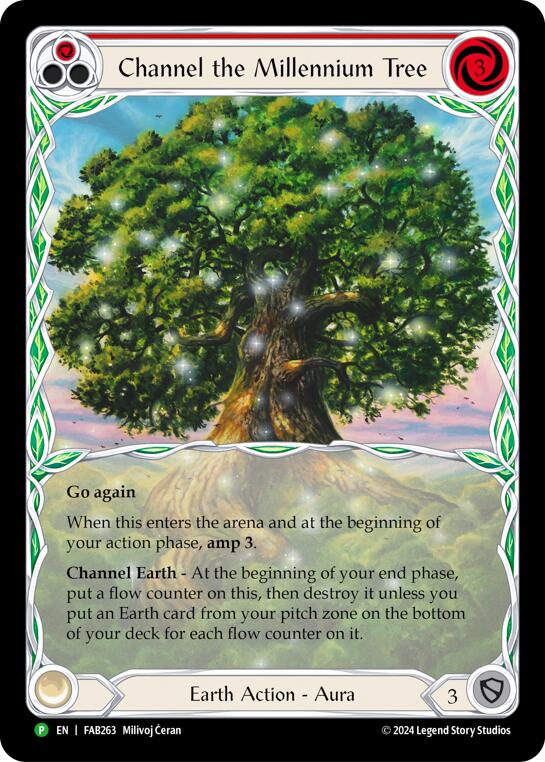 Channel the Millennium Tree [FAB263] (Promo)  Cold Foil | Silver Goblin