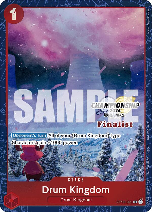 Drum Kingdom (Championship 2024 Finalist Card Set) [One Piece Promotion Cards] | Silver Goblin