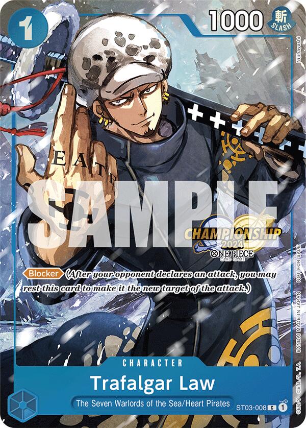 Trafalgar Law (ST03-008) (CS 2024 Event Pack) [One Piece Promotion Cards] | Silver Goblin