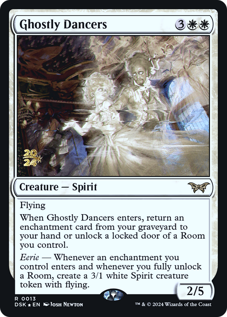 Ghostly Dancers [Duskmourn: House of Horror Prerelease Promos] | Silver Goblin