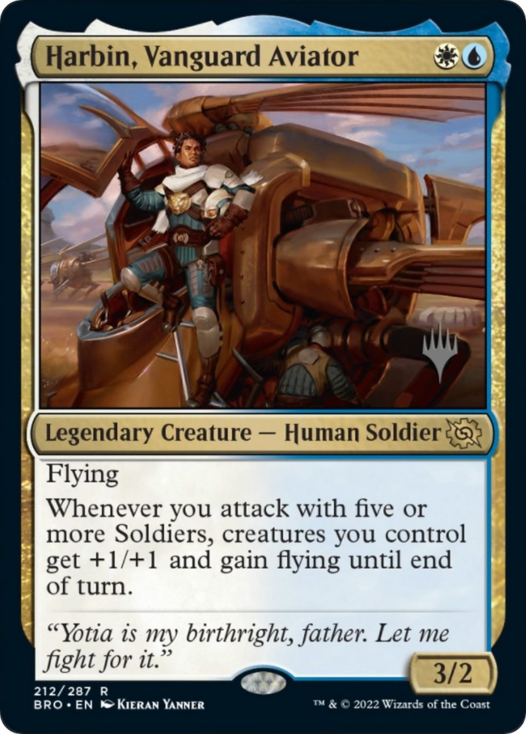 Harbin, Vanguard Aviator (Promo Pack) [The Brothers' War Promos] | Silver Goblin