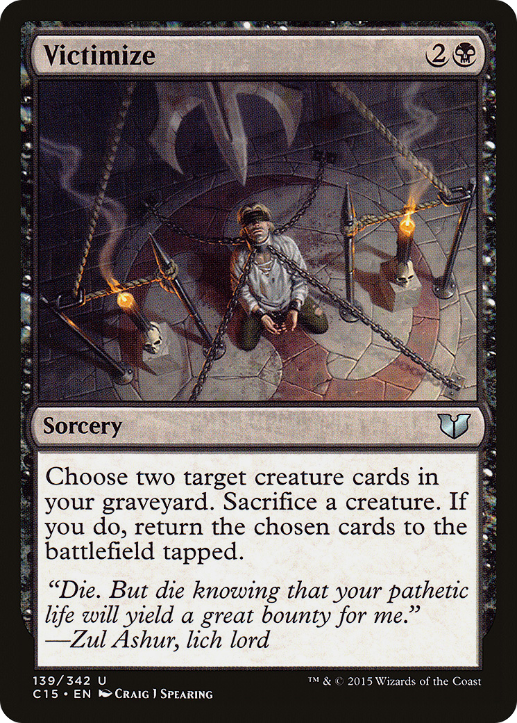 Victimize [Commander 2015] | Silver Goblin