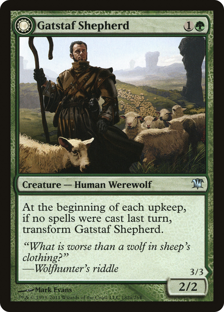 Gatstaf Shepherd // Gatstaf Howler [Innistrad] | Silver Goblin