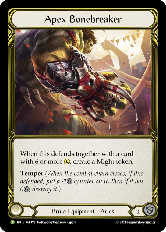 Apex Bonebreaker [FAB179] (Promo)  Cold Foil | Silver Goblin