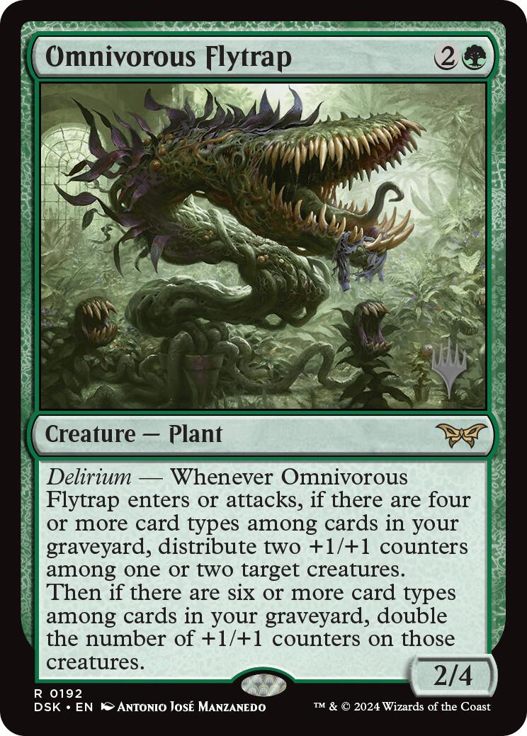 Omnivorous Flytrap [Duskmourn: House of Horror Promos] | Silver Goblin