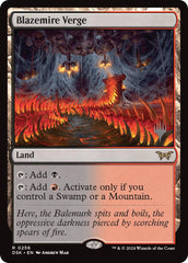 Blazemire Verge [Duskmourn: House of Horror Promos] | Silver Goblin