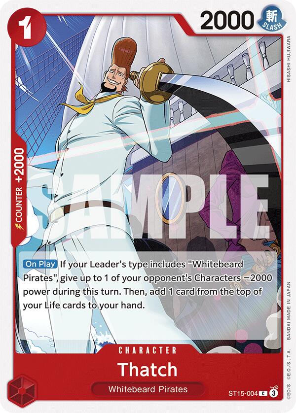 Thatch [Starter Deck: RED Edward.Newgate] | Silver Goblin