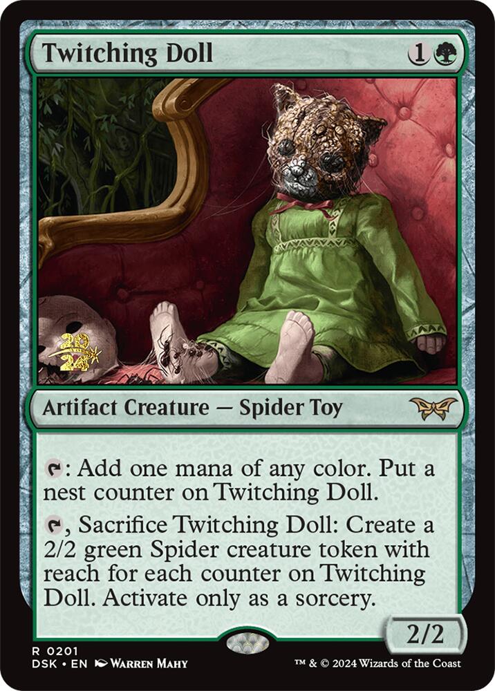 Twitching Doll [Duskmourn: House of Horror Prerelease Promos] | Silver Goblin