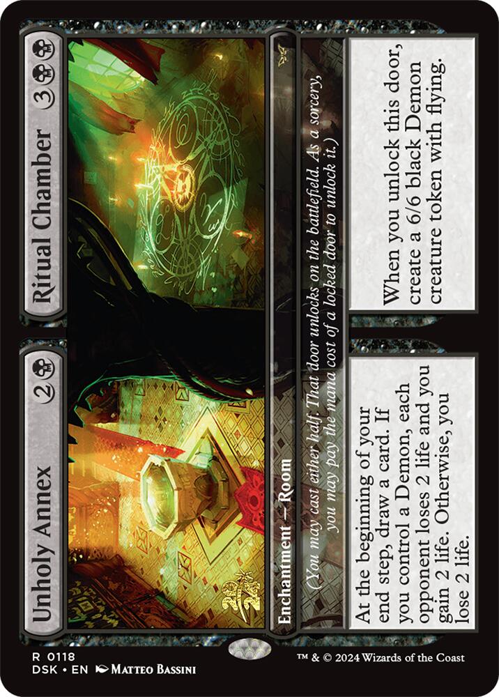 Unholy Annex // Ritual Chamber [Duskmourn: House of Horror Prerelease Promos] | Silver Goblin