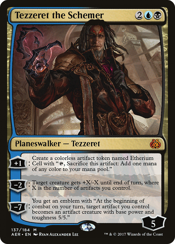 Tezzeret the Schemer [Aether Revolt] | Silver Goblin