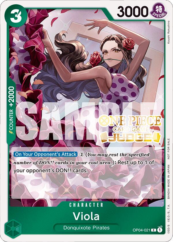 Viola (Judge Pack Vol. 4) [One Piece Promotion Cards] | Silver Goblin