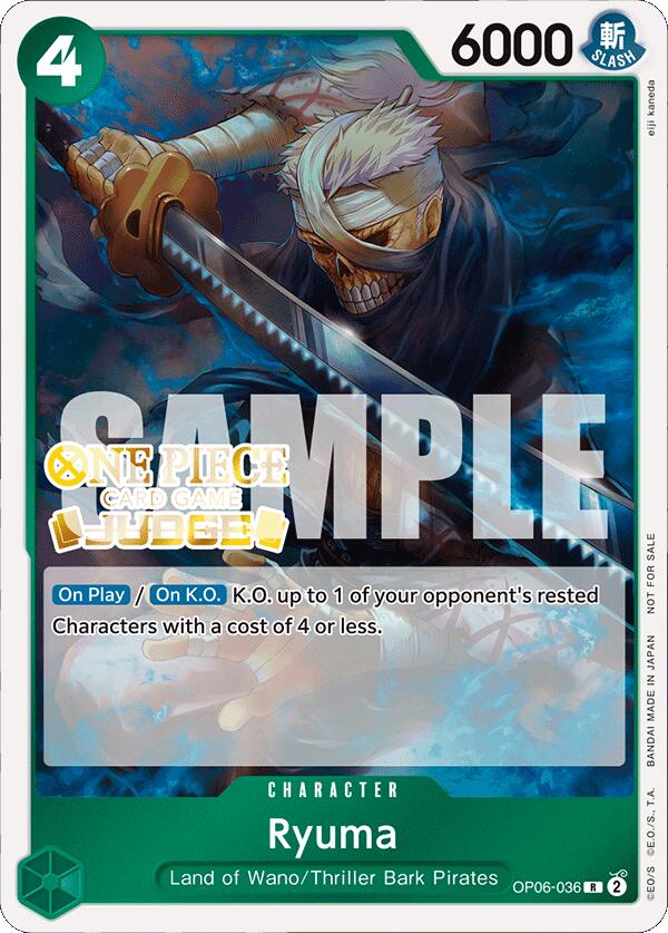 Ryuma (Judge Pack Vol. 4) [One Piece Promotion Cards] | Silver Goblin