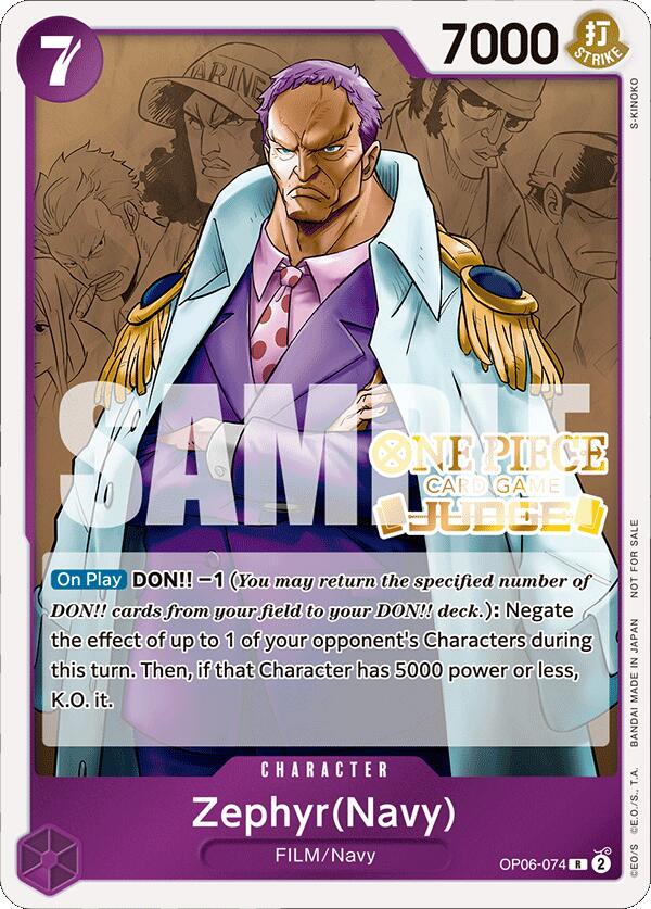 Zephyr (Navy) (Judge Pack Vol. 4) [One Piece Promotion Cards] | Silver Goblin