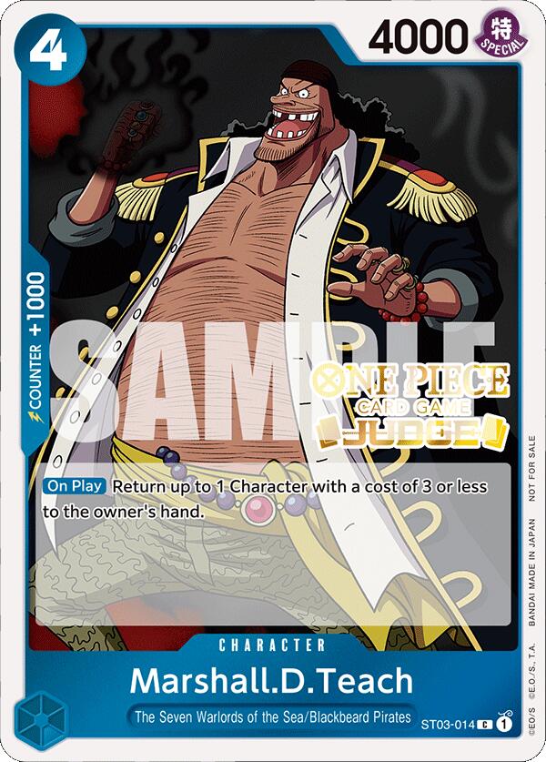 Marshall.D.Teach (Judge Pack Vol. 4) [One Piece Promotion Cards] | Silver Goblin