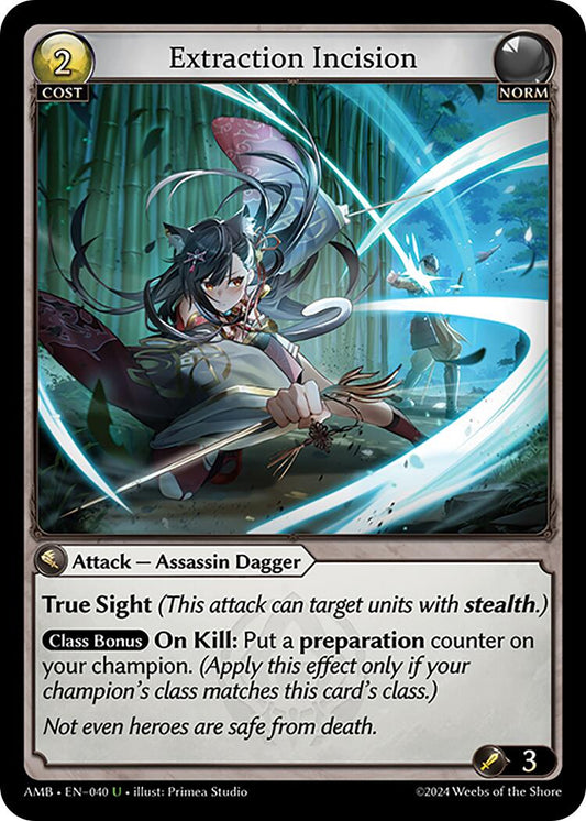 Extraction Incision (040) [Mortal Ambition] Foil